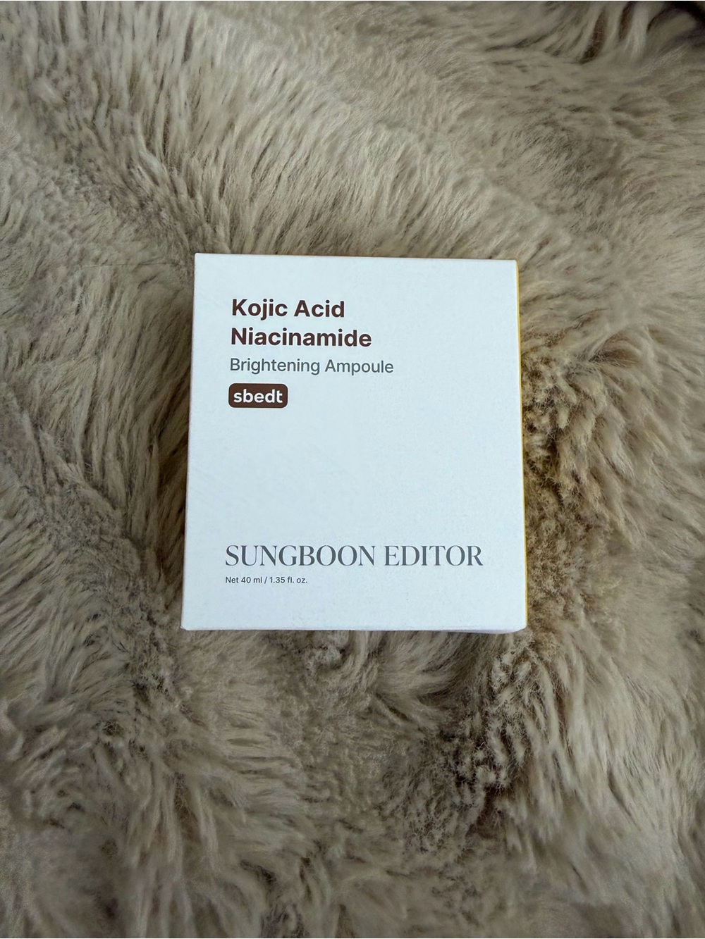 Sungboon Editor Kojic Acid Niacinamide Brightening Ampoule